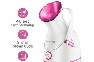 HealthSense Nano-Cure FS 550 Facial Steamer & Medical Steam Inhaler Vaporizer.