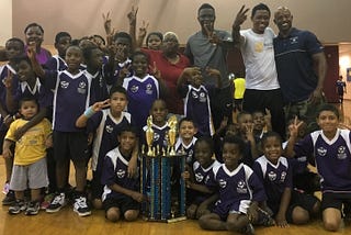 Atlanta’s youth soccer players beat the summer heat in a new futsal league