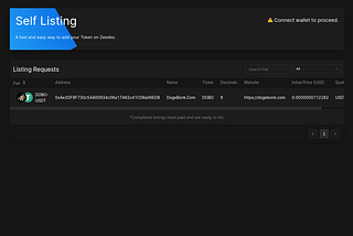 How to Self-List token on Zeedex BSC