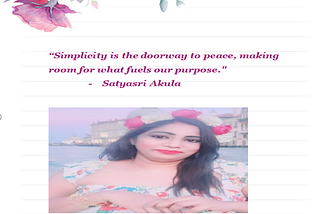 Live with Purpose: Embrace Simplicity to Cultivate Peace