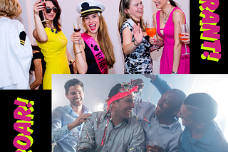 Image of a hens and stag party
