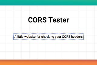 CORS Checker Powered by Professor Software Solutions: Your Ultimate Tool for Testing Cross-Origin…