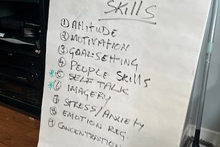 Mental Skills Development flip chart by Larry Maguire