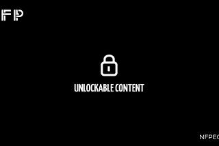 NFPeople unveiled — Part 2: Unlockable content.