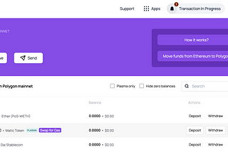 How to bridge UNIC from Ethereum Mainnet to Polygon