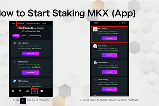 How to Start Staking MKX with 5–15% APY🔥🔥