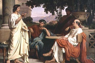 Virgil and Horace at the House of Maecenas