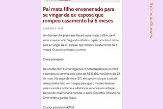 A mais perversa e cruel das violências