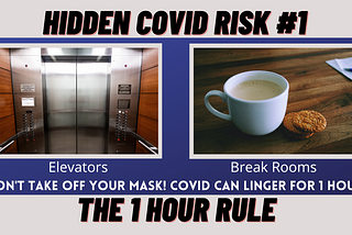 Hidden COVID risk #1: “empty” elevators and the 1-hour rule.