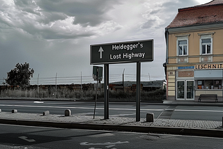 Leschnitz und Lesnica: Ein Spaziergang auf dem Philosophenweg, Heidegger lost highway