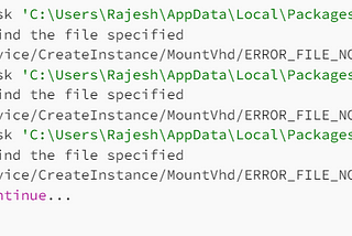 Fix Ubuntu on WSL that failed to boot after reinstalling