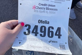 100+ Thoughts While Doing the Cherry Blossom 5K