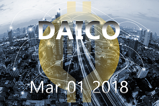 ufoodo DAICO — Token Sale and DAICO specifications