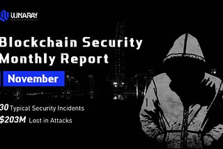 Blockchain security incidents increased in November, with losses due to hacker attacks reaching…