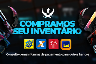 Venda suas Skins CSGO por dinheiro real