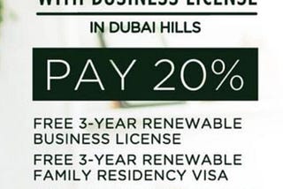 Home Ownership with a Business License and Residency visa DUBAI,UAE CALL +91–9958959555