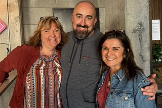 Deb on left, Tony Stubblebine, and Judy on right