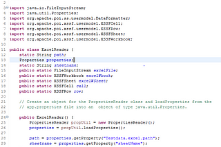 How to read an Excel File in Java Selenium projects