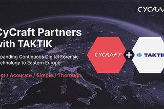 CyCraft Partners with TAKTIK, Czech IT Security Firm