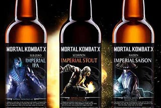 Get over here! Mortal Kombat beers on the way