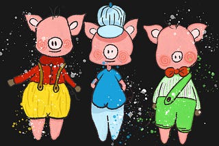 The Three Little Pigs in Go Language