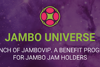 Launch of Jambovip. A benefit program for Jambo Jam holders