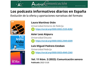 Así lo cuentan los daily podcasts