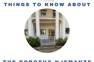 INTRODUCING THE DOROTHY NJEMANZE FOUNDATION