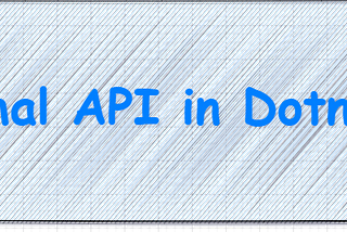 Minimal API in dotnet