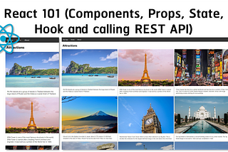 React 101 ก้าวแรกสู่ Front-End Developer (React Components, Props, State, Hook and calling REST…