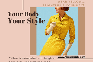 Color me Happy…wear Yellow!