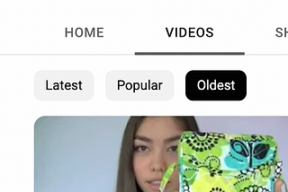 YouTube restored ‘sort by oldest’ option for channels.