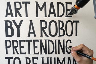 AI Artist Tim Boucher’s Hyperreal Images of Robots Painting Generative AI Image Prompts