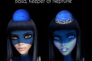 The Two States of Basa, Keeper of Neptune on Planet Saru35.