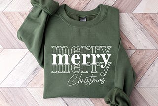 Christmas Sweatshirt, Merry Christmas Sweatshirt, Merry Christmas Hoodie Winter Sweatshirt, Merry Merry Happy, Stay Home