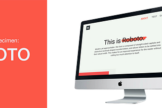 UI Case Study: Roboto
