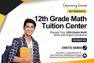 12th Maths Tuition Center in Velachery