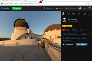 Embed 360° photos on Medium