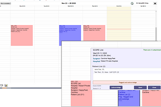 Case study: Redesigning a calendar application