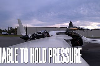 Unable to Hold Pressure