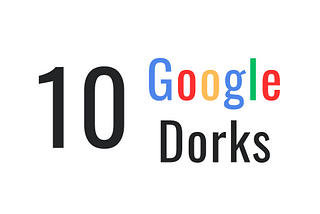 10 Google Dorks for Sensitive Data