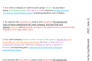 Gary Marcus’ Argumentum Ad Nauseam: How to essentially pretend to already know what human level ai…