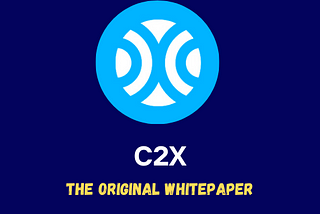 What is C2X?