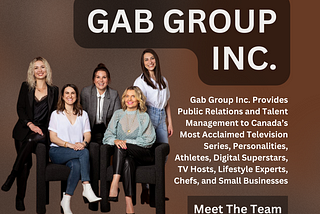 Gab Group | Talent Management and Public Relations Agency Toronto, Ontario