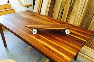 Live Streamed: The making of wooden skateboards using upcycled wood at the workshop