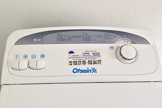 Hack your washing machine with stickers