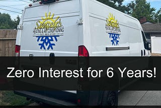 Unbeatable HVAC Offer: 100% Financing with Zero Interest for 6 Years