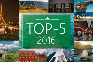 My TOP-5 places in 2016