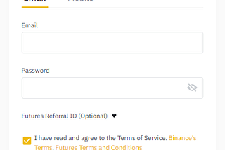 How to create Binance API for futures