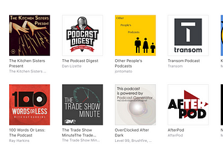 Podcasts. They’re a thing.